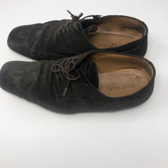 Authentic Louis Vuitton Mens Shoe Suede $1500.